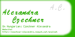 alexandra czechner business card